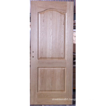 2 Panel Unfinished Arc-Shaped Oak Veneered Moulded Door, Interior Doors